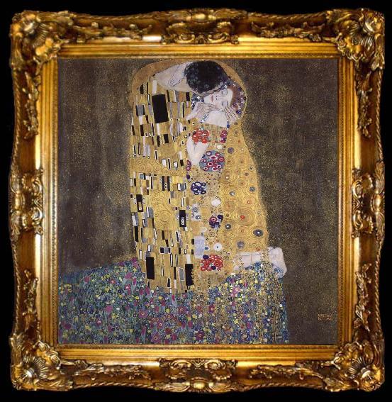 framed  Gustav Klimt kiss, ta009-2